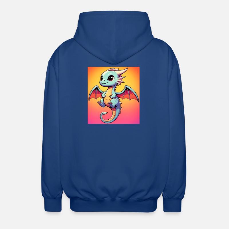 Drache - Unisex Kapuzenjacke - Royalblau