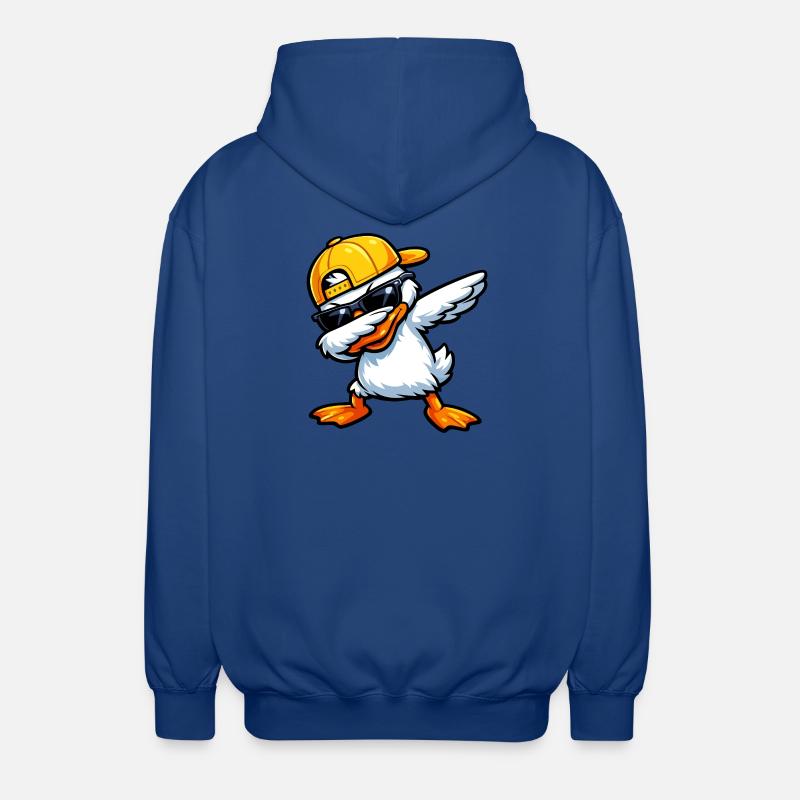 Anatra Squapping - Felpa unisex con cappuccio - blu royal