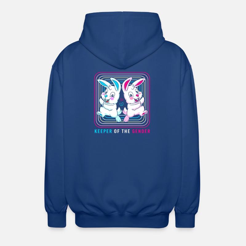 Gender Reveal Ostern Werdende Mutter - Unisex Kapuzenjacke - Royalblau
