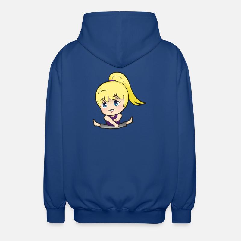 Chibi Anime Manga Splitkick - Unisex Kapuzenjacke - Royalblau