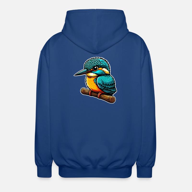 Eisvogel - Unisex Kapuzenjacke - Royalblau