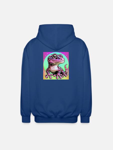 Gecko - Unisex Hooded Jacket - royal blue