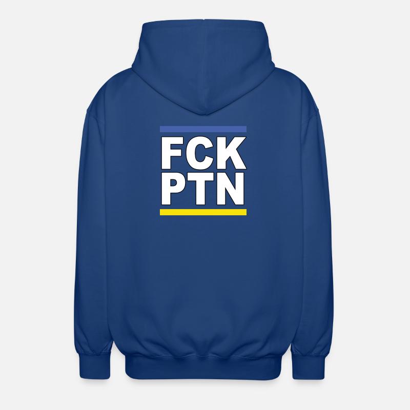 FCK PTN - Unisex Kapuzenjacke - Royalblau