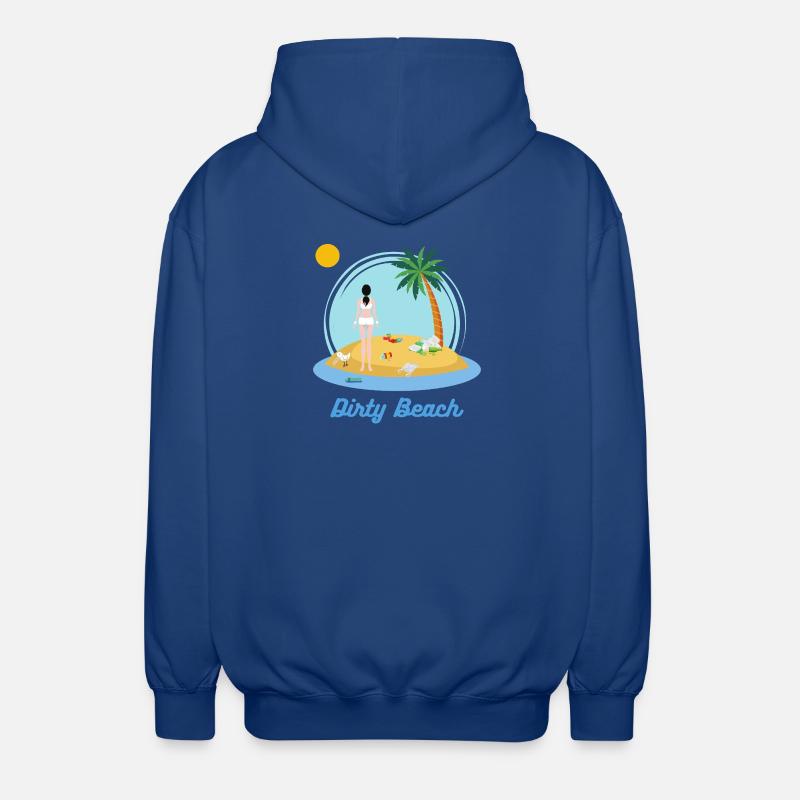 Dirty Beach - Unisex Hooded Jacket - royal blue