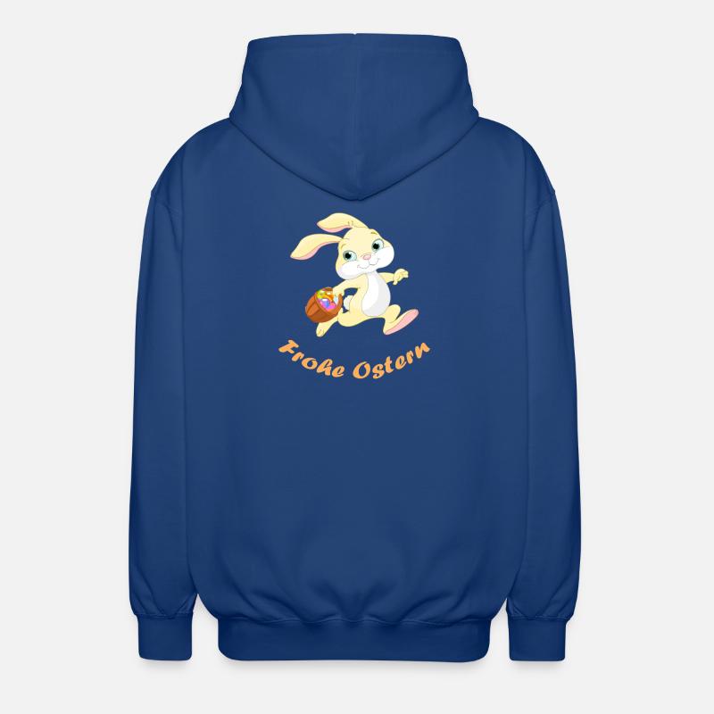 Pâques - Veste à capuche unisexe - bleu royal