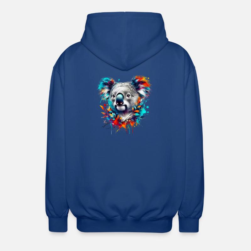 Koala - Veste à capuche unisexe - bleu royal