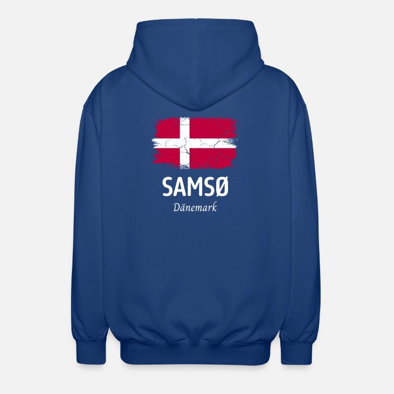 Samso - Veste à capuche unisexe - bleu royal