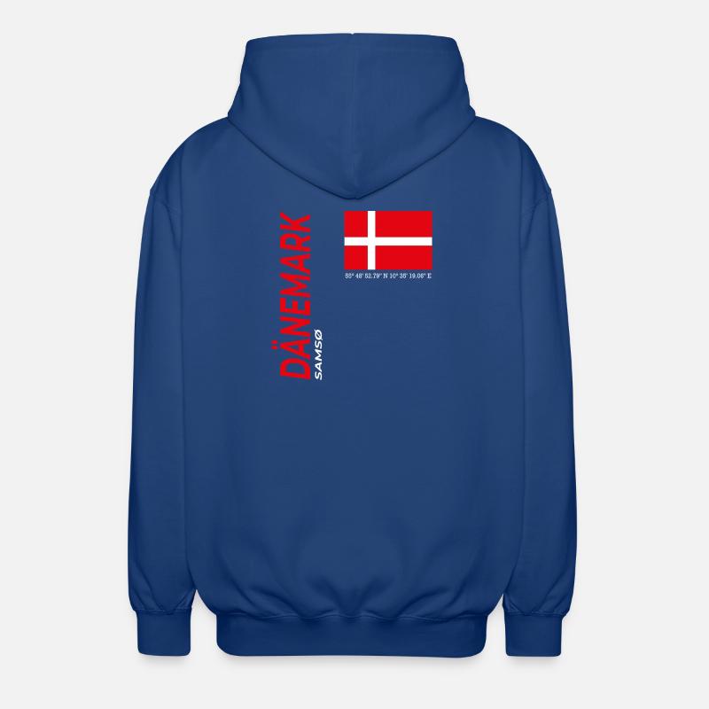 Samso - Veste à capuche unisexe - bleu royal