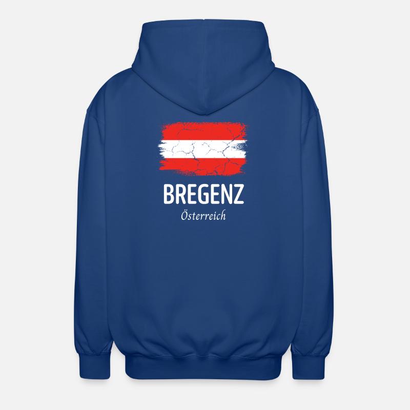Bregenz - Unisex Kapuzenjacke - Royalblau