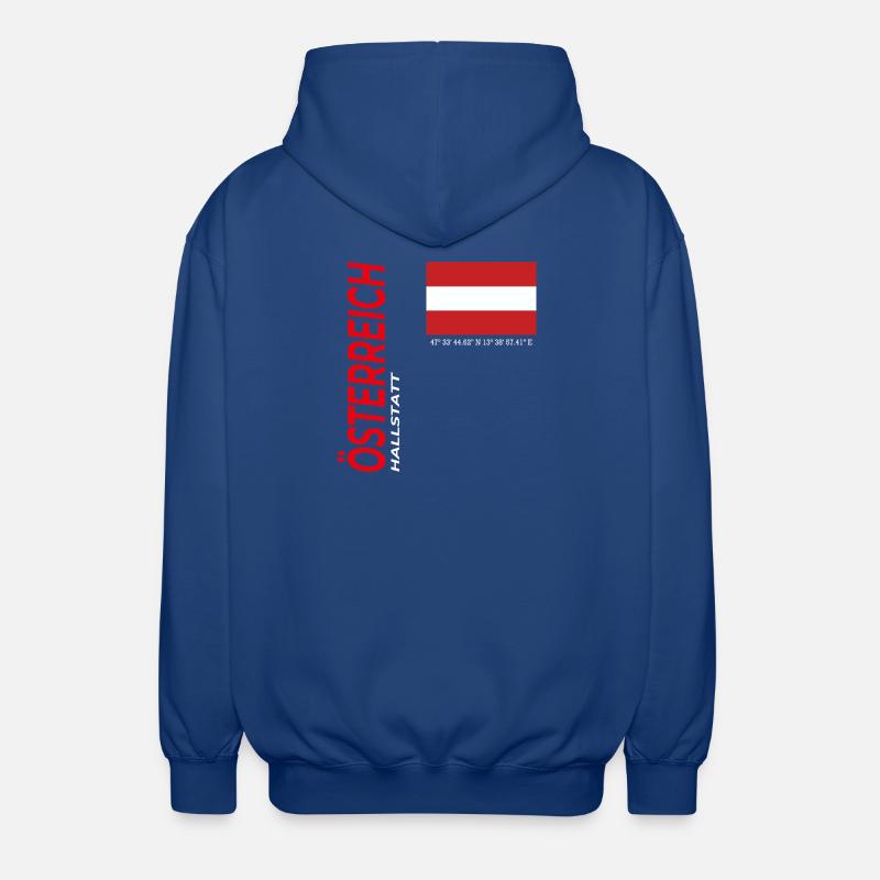 Hallstatt - Unisex Hooded Jacket - royal blue