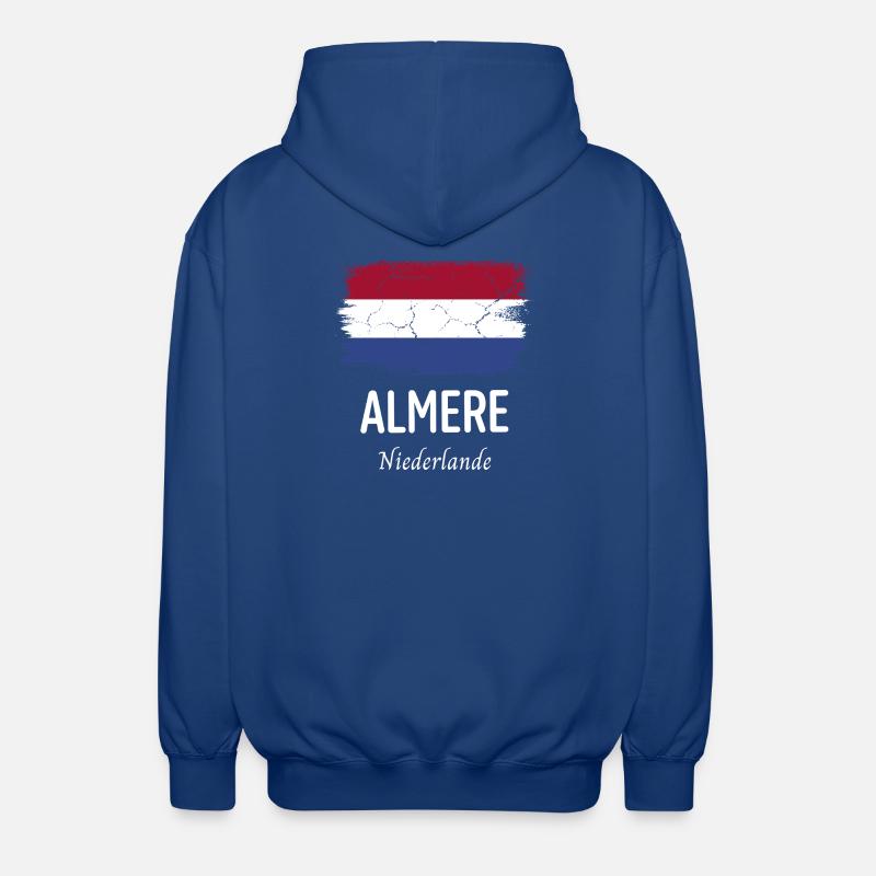 Almere - Veste à capuche unisexe - bleu royal