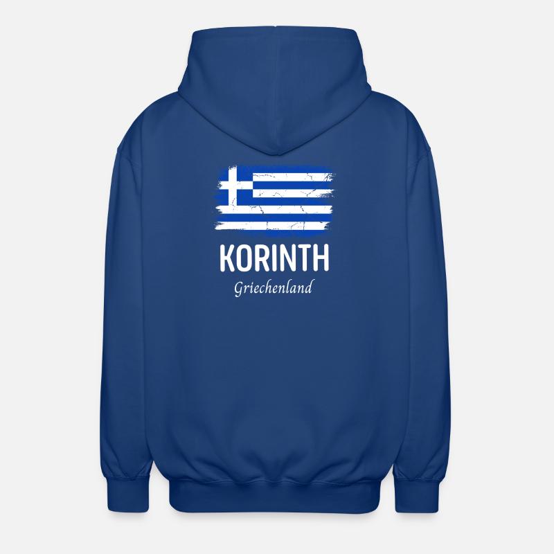 Corinthe - Veste à capuche unisexe - bleu royal