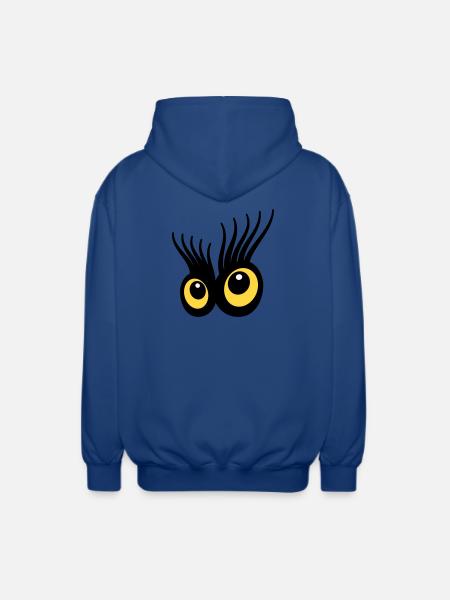 Eyes - Unisex Hooded Jacket - royal blue