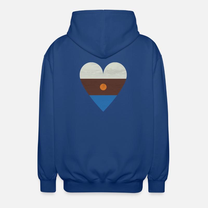 4 éléments - Veste à capuche unisexe - bleu royal