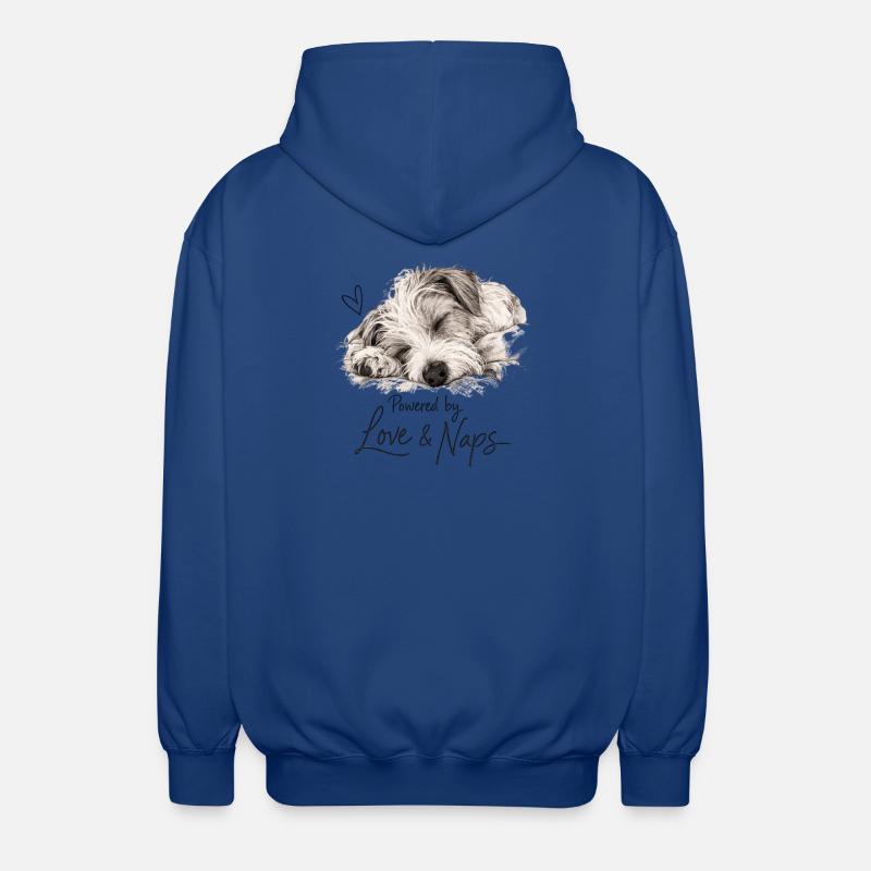 Love & Naps Kromfohrländer - Unisex Hooded Jacket - royal blue