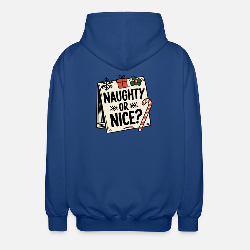 Frech oder nett - Unisex Kapuzenjacke - Royalblau