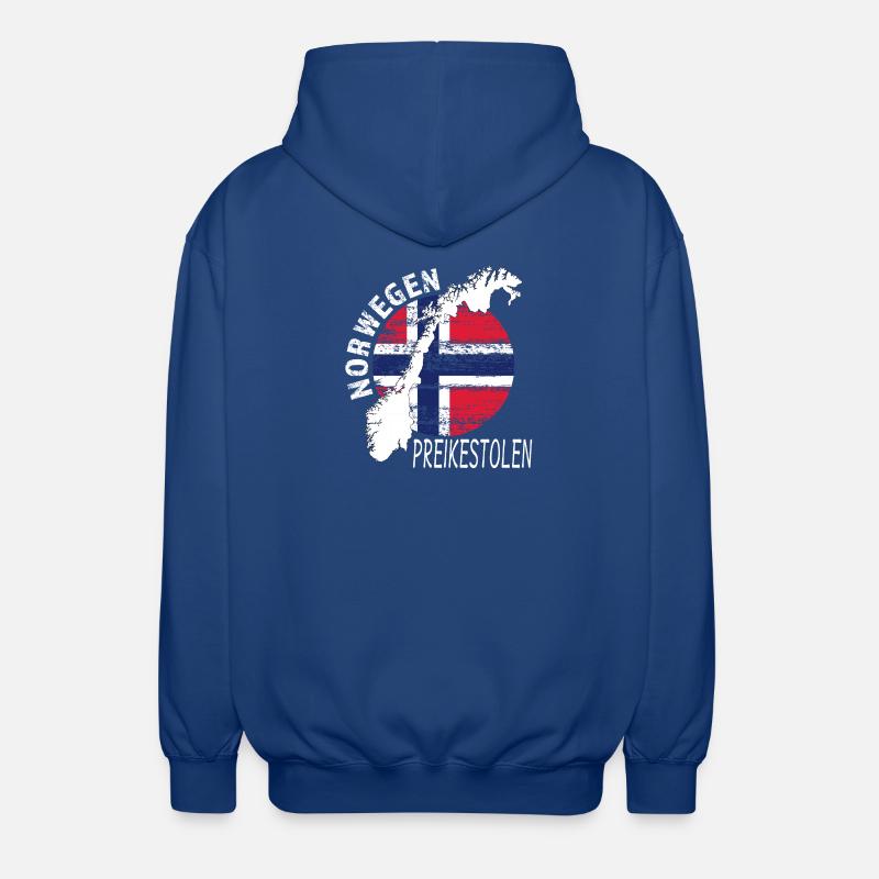 Preikestolen - Veste à capuche unisexe - bleu royal