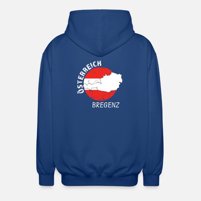 Bregenz - Veste à capuche unisexe - bleu royal