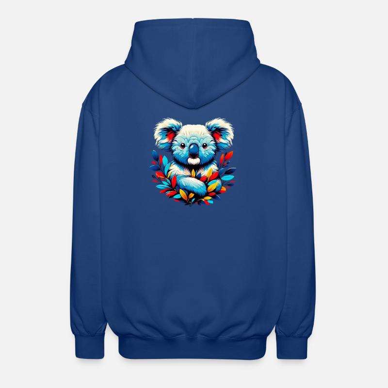 Koala - Veste à capuche unisexe - bleu royal