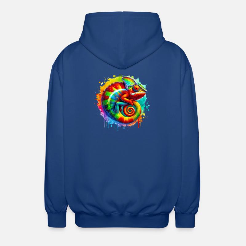 Chamäleon - Unisex Kapuzenjacke - Royalblau