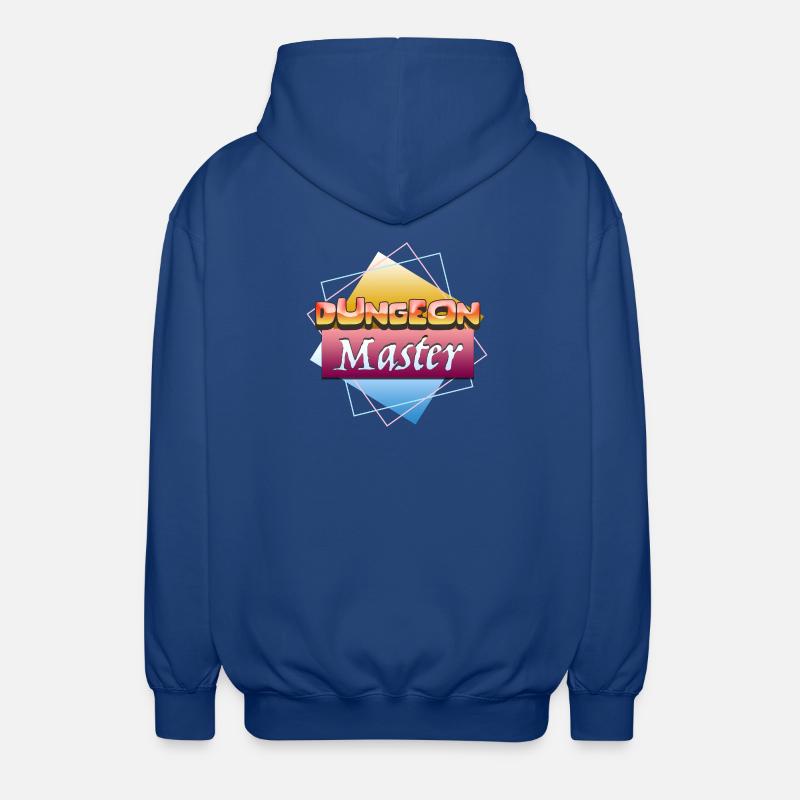 Retro Dungeon Masters Game Design Master - Unisex Hooded Jacket - royal blue