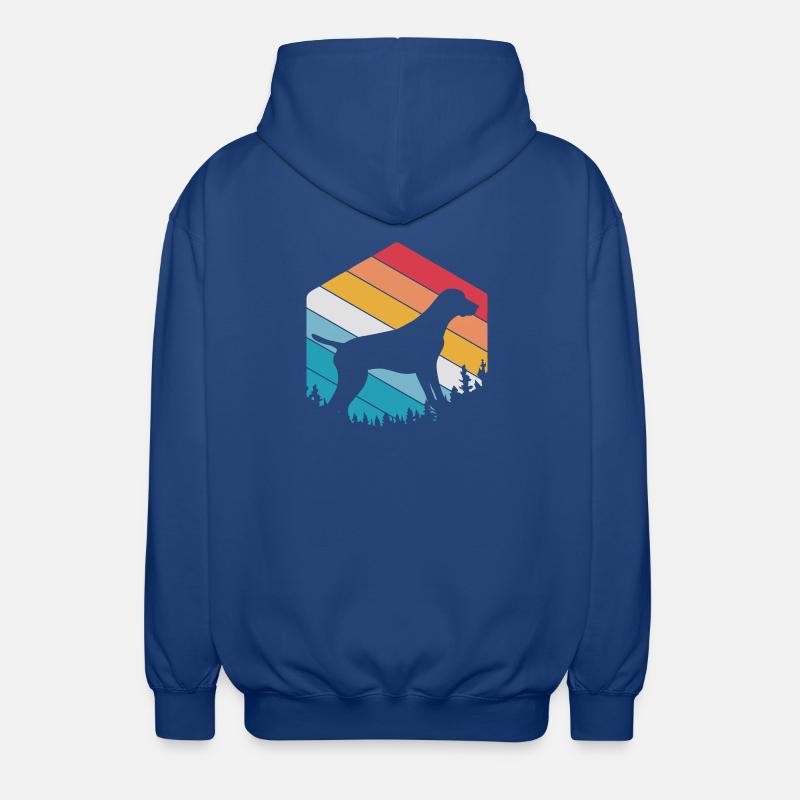 German Pointer Hund Deutsch Kurzhaar - Unisex Kapuzenjacke - Royalblau