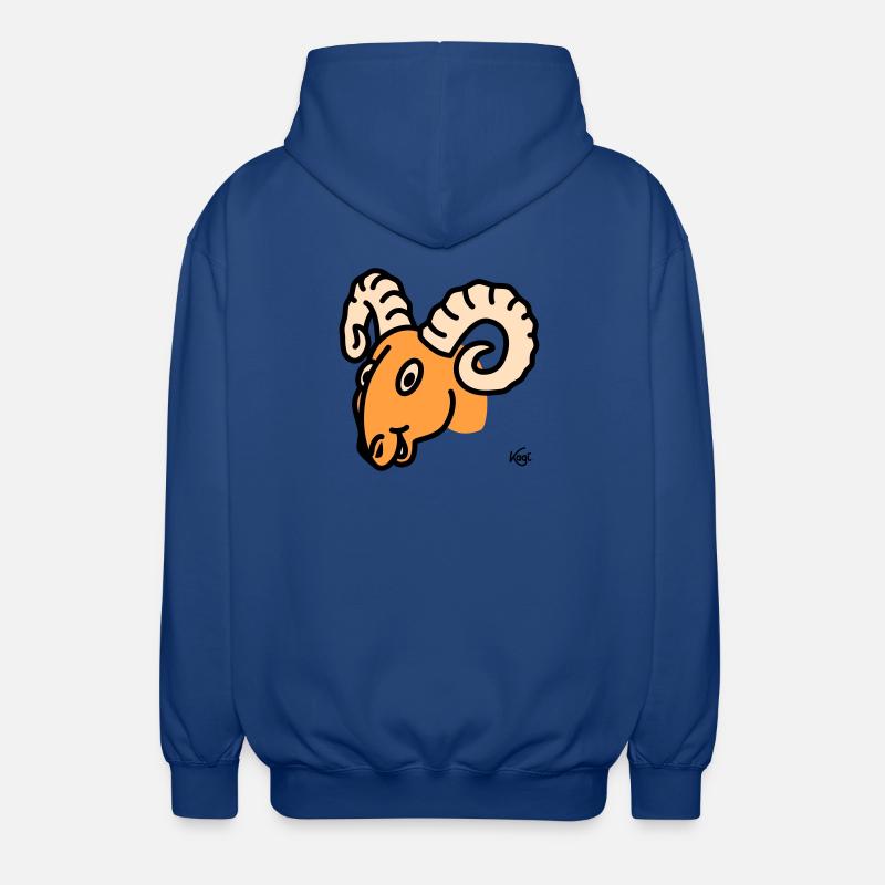 Ariès grand - Veste à capuche unisexe - bleu royal