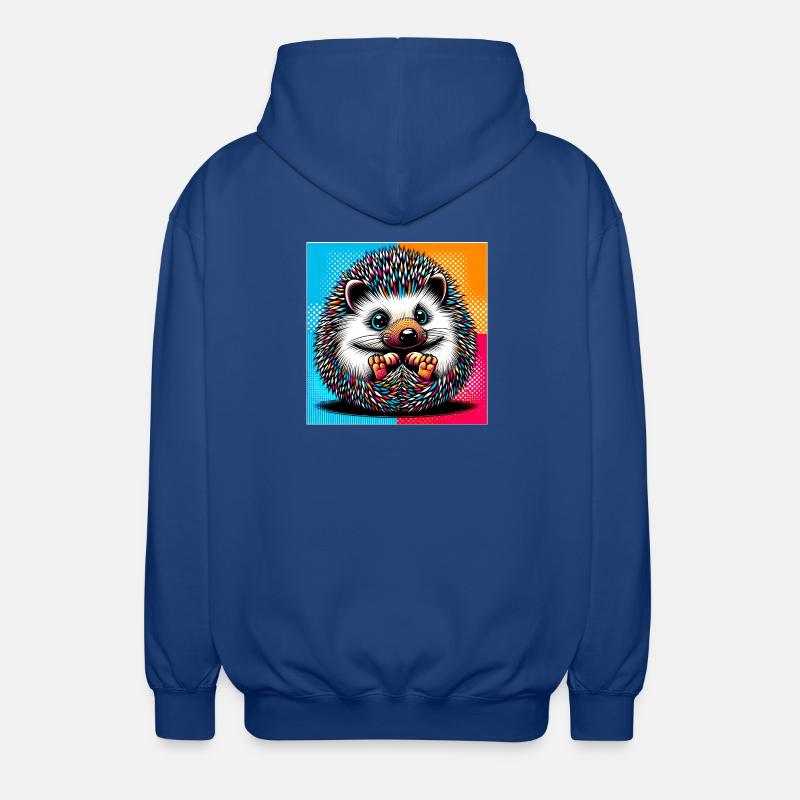 Igel - Unisex Kapuzenjacke - Royalblau