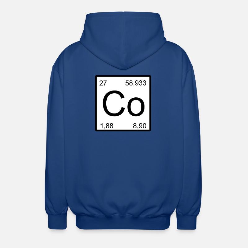 Style Élément Cobalt Minimal - Veste à capuche unisexe - bleu royal