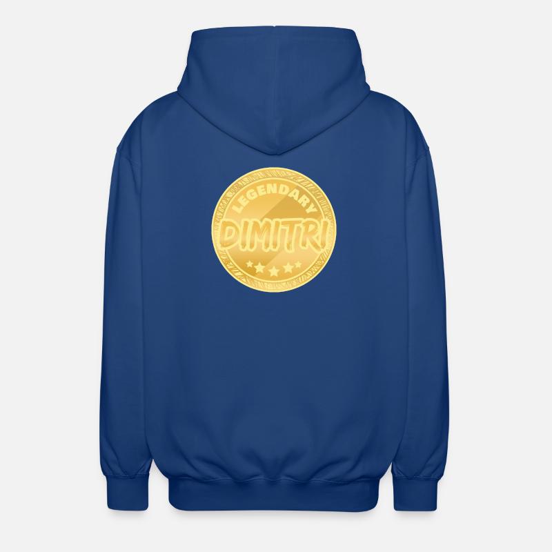 Dimitri - Unisex Hooded Jacket - royal blue