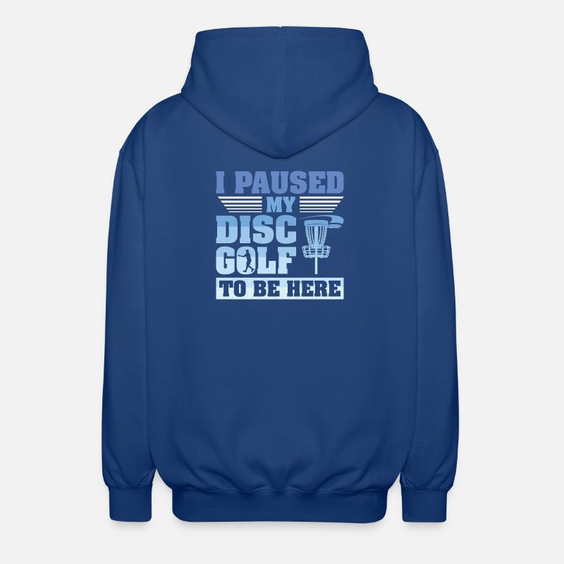 Cadeaux de disc golf Disc Golf - Veste à capuche unisexe - bleu royal