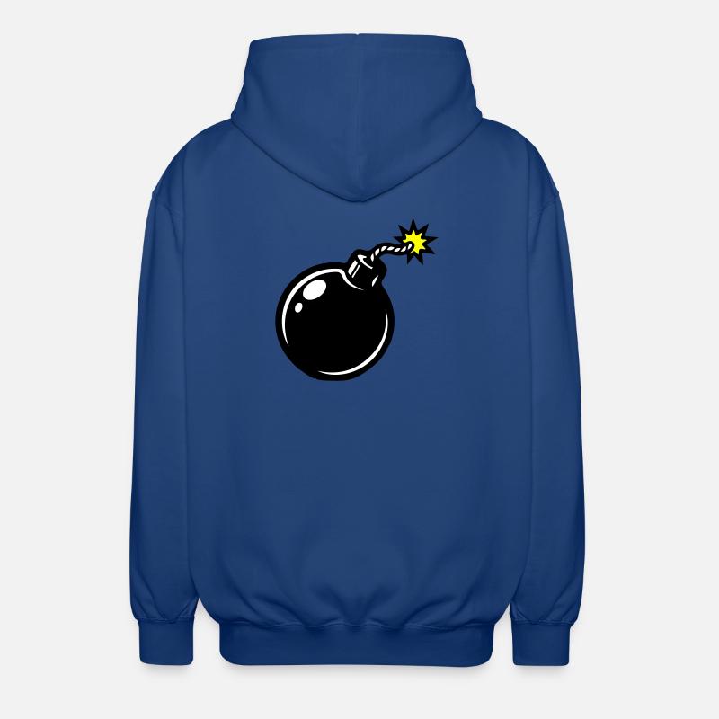 Bomb Comic - Unisex Hooded Jacket - royal blue