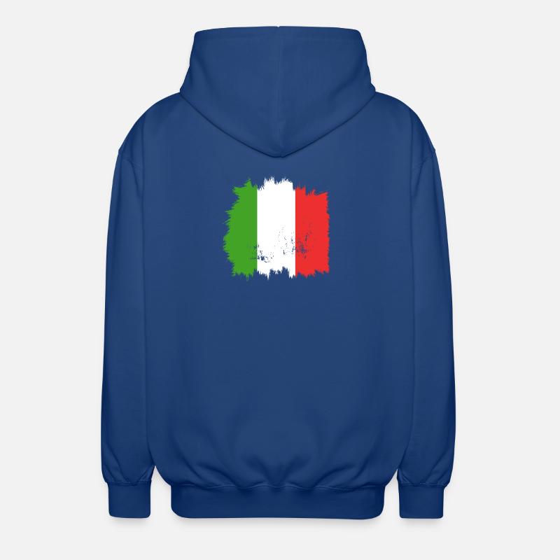 Drapeau italien - Veste à capuche unisexe - bleu royal