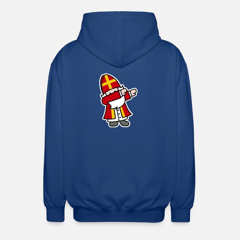 Sinterklaas Saint / Nicholas Dab Dabbing - Veste à capuche unisexe - bleu royal