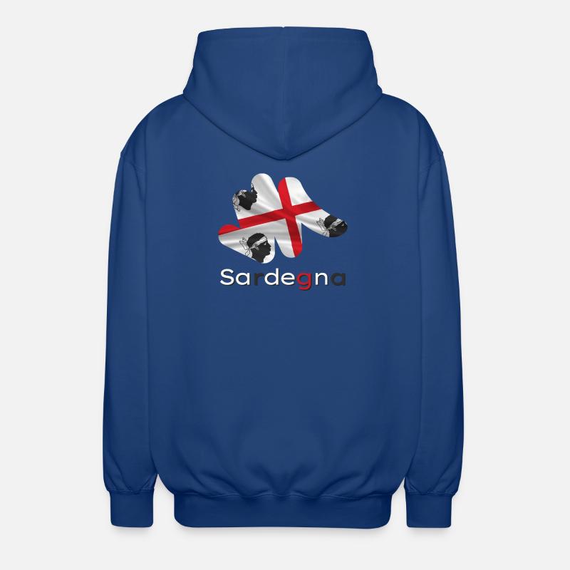 Drapeau Sardaigne - Veste à capuche unisexe - bleu royal