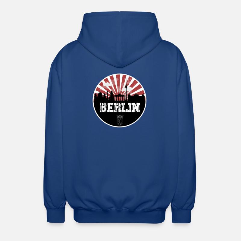 Match à domicile Berlin Skyline - Veste à capuche unisexe - bleu royal