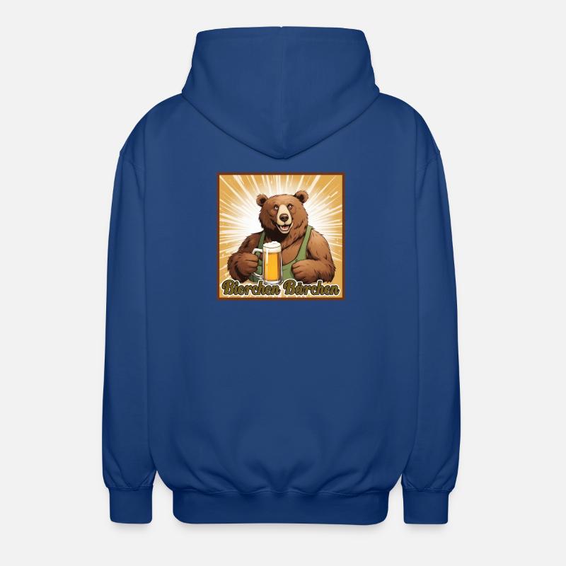 Bierchen Bärchen - Unisex Kapuzenjacke - Royalblau