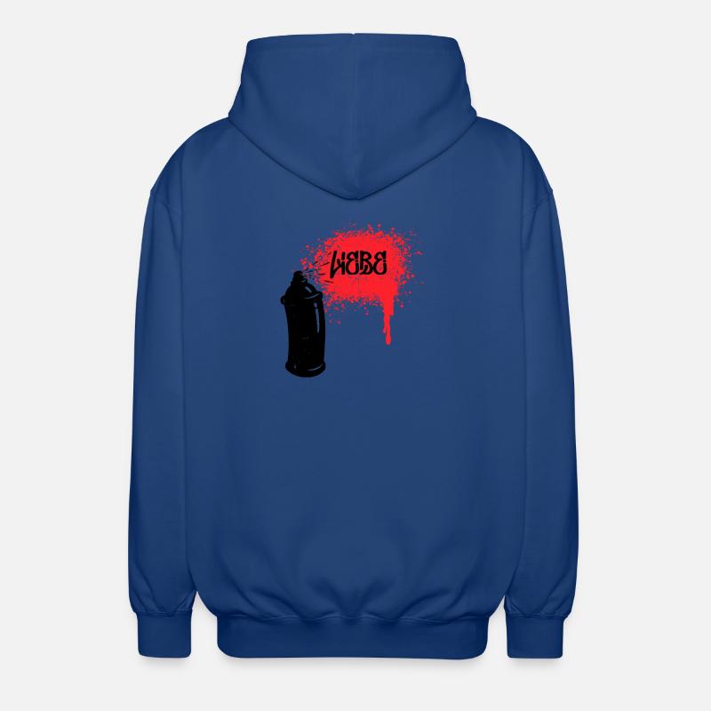 Spraydose Strassenkunst Wildstyle Graffiti Kunst - Unisex Kapuzenjacke - Royalblau