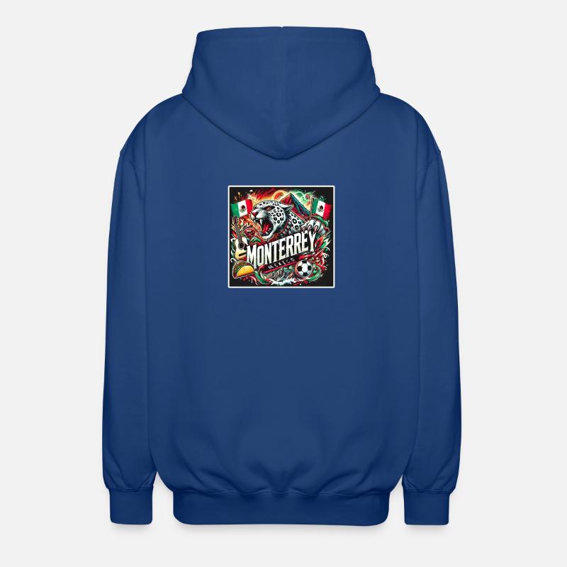 Monterrey Mexico Cities Design - Unisex Hooded Jacket - royal blue