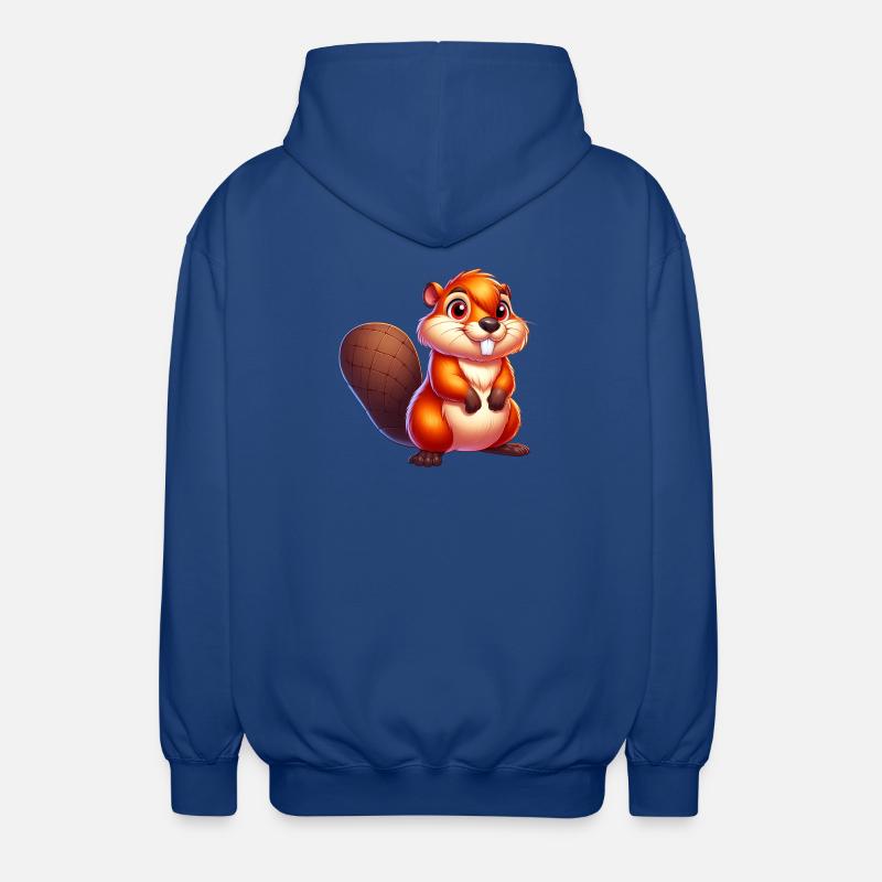 Bieber - Unisex Kapuzenjacke - Royalblau
