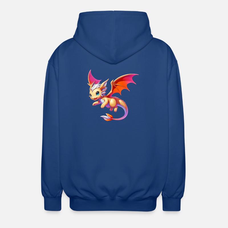 Drache - Unisex Kapuzenjacke - Royalblau