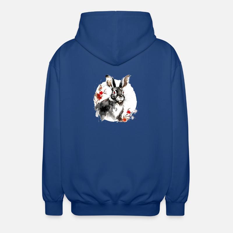 Chinesisches Sternzeichen Hase - Unisex Kapuzenjacke - Royalblau