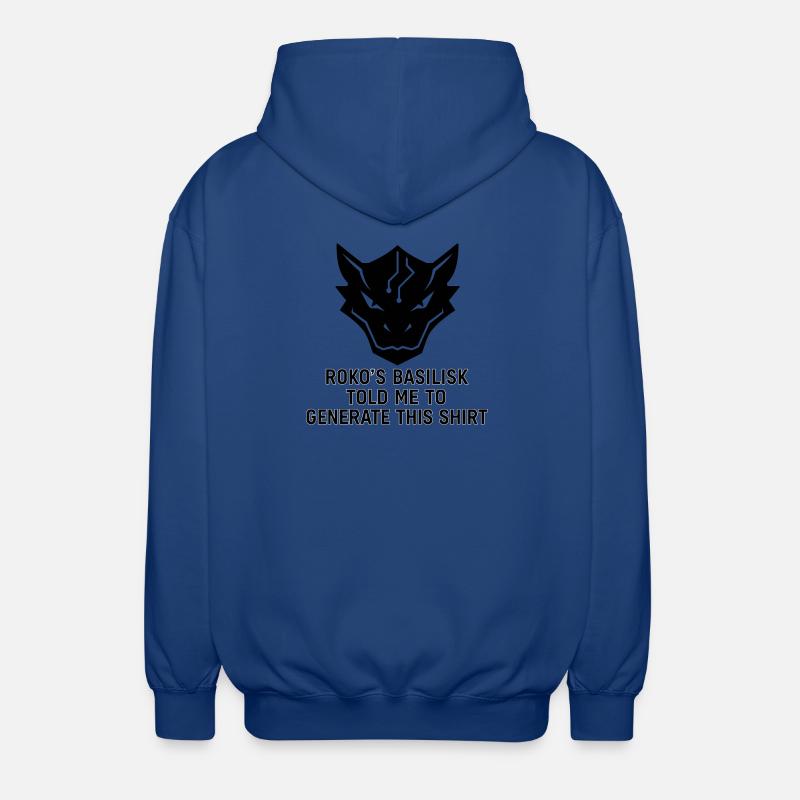 Generated by the Basilisk - Unisex Kapuzenjacke - Royalblau