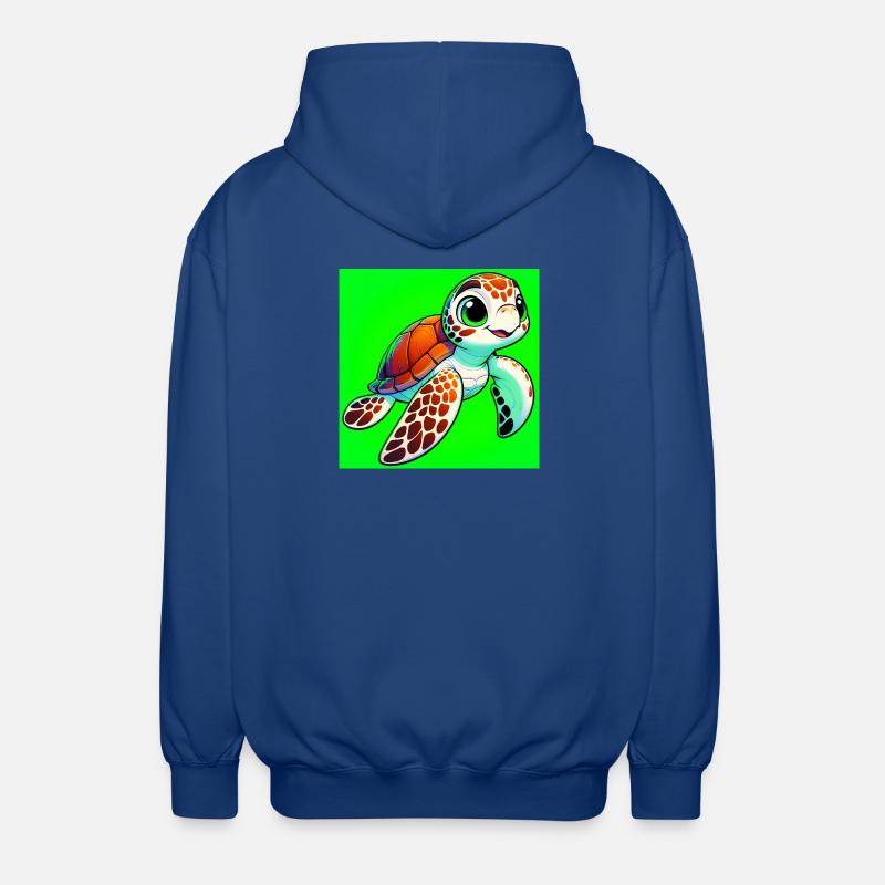 Schildkröte - Unisex Kapuzenjacke - Royalblau