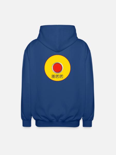 Stop for logorrheic - Unisex Hooded Jacket - royal blue