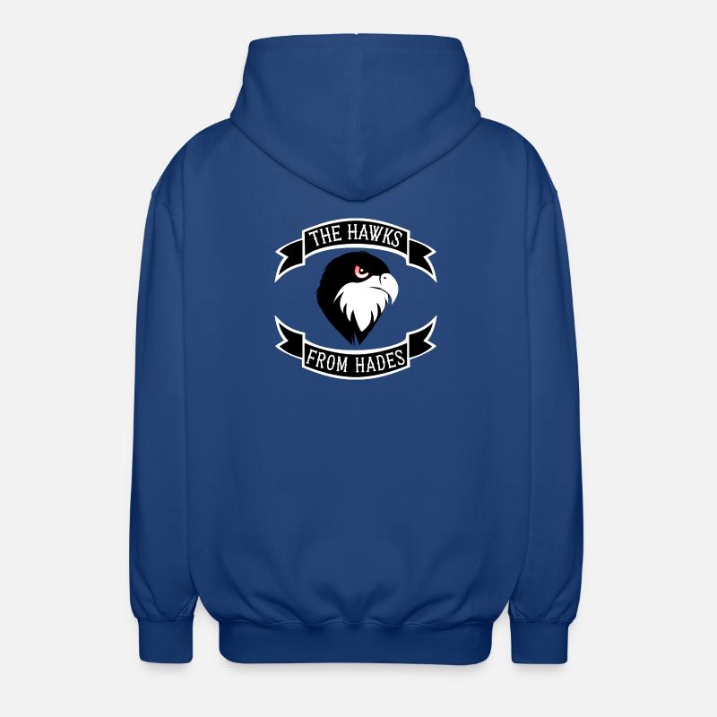 Écusson de l’épervier d’Hadès - Veste à capuche unisexe - bleu royal