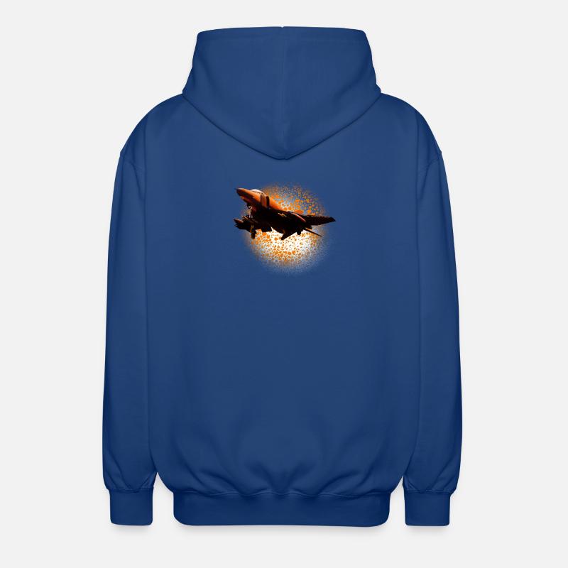 F-4 Phantom - Unisex Kapuzenjacke - Royalblau