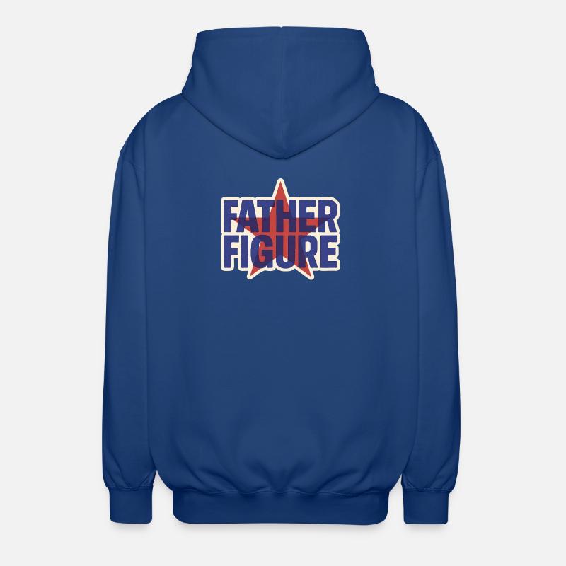 Logo rétro Étoile Father Figure - Veste à capuche unisexe - bleu royal