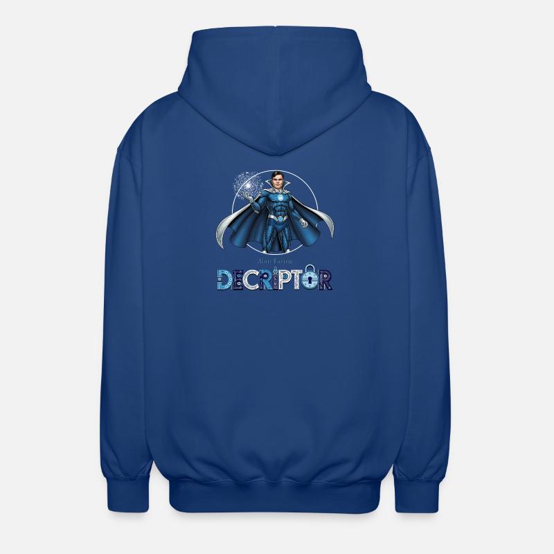 Héros Codeur Déchiffreur - Veste à capuche unisexe - bleu royal
