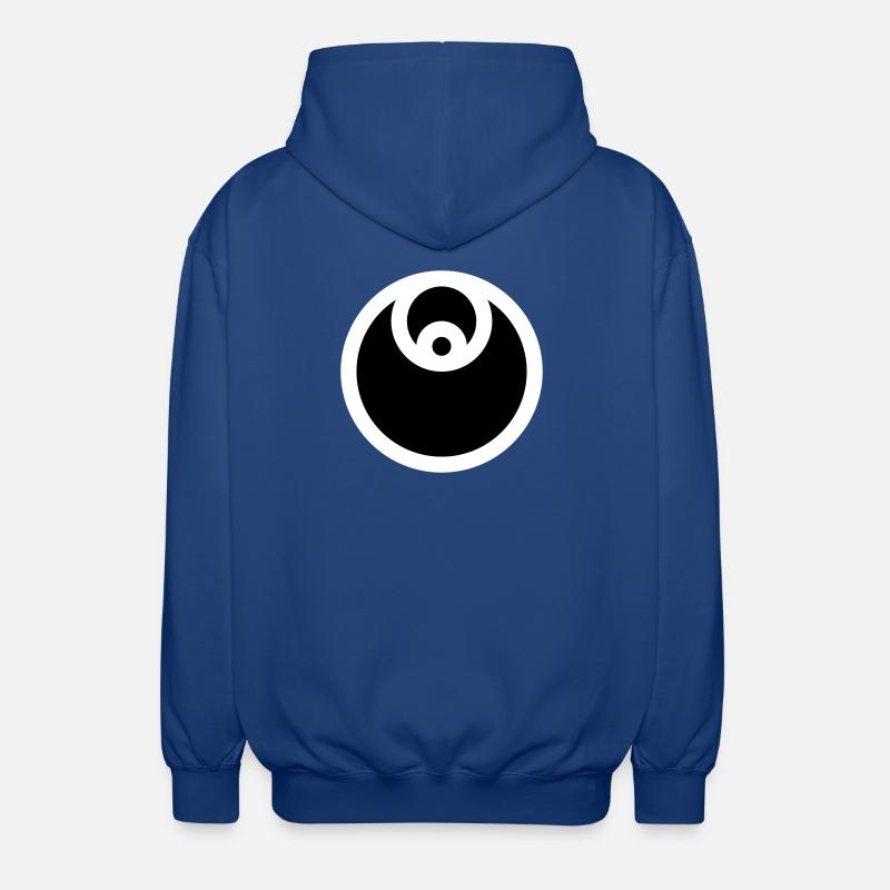 KreisEmblem gefüllt - Unisex Kapuzenjacke - Royalblau
